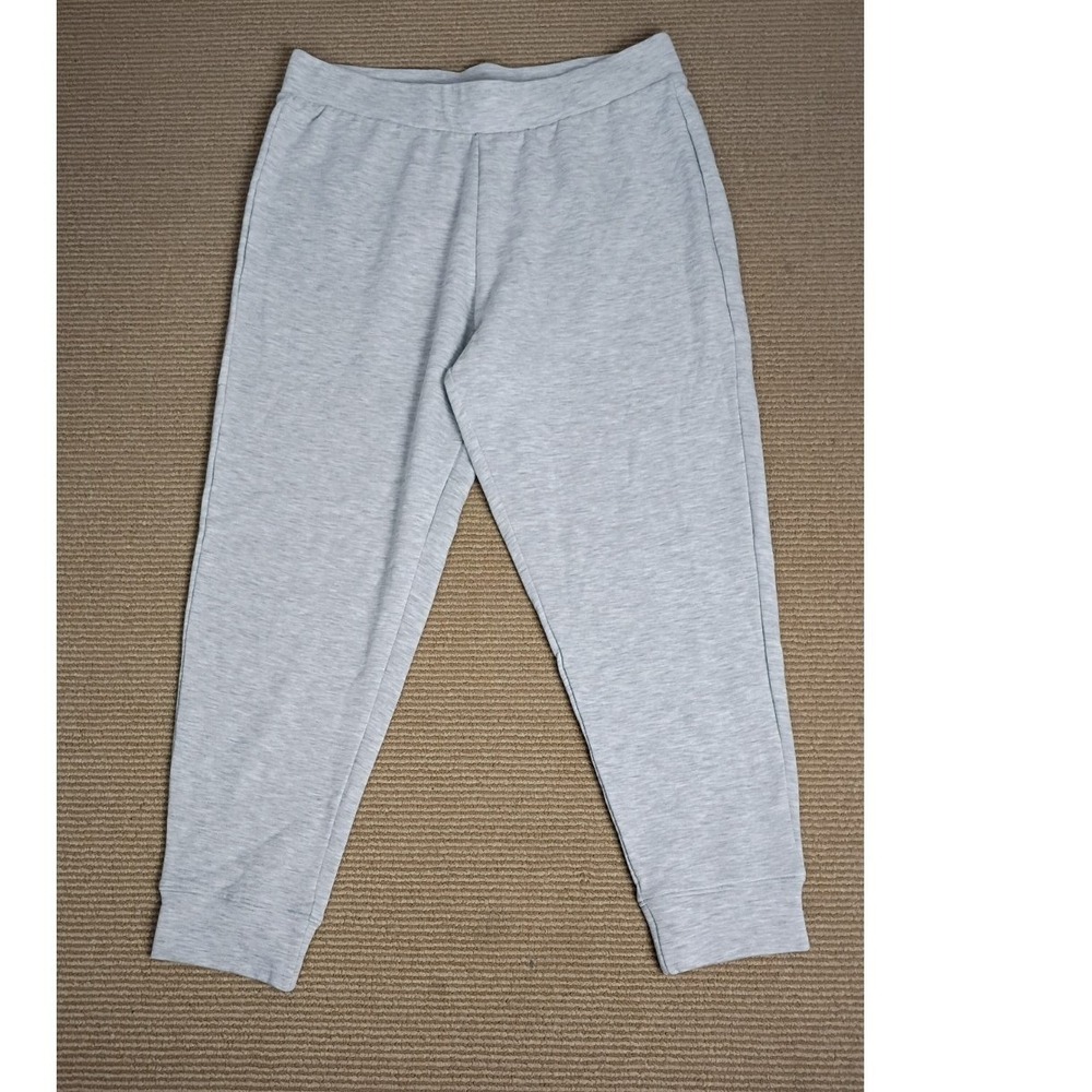 Haven Well Within Women's light Gray Pull On Elastic Waist Joggers Pants Size L